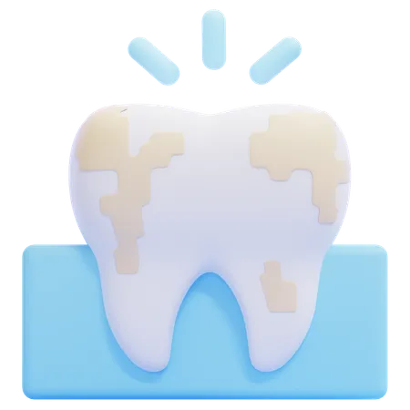 Dental Plaque  3D Icon