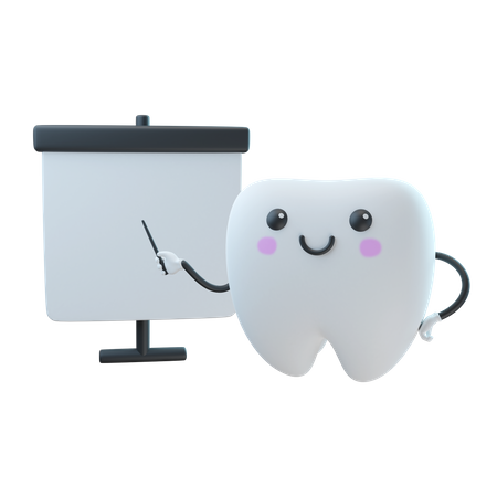 Dental Presentation  3D Illustration