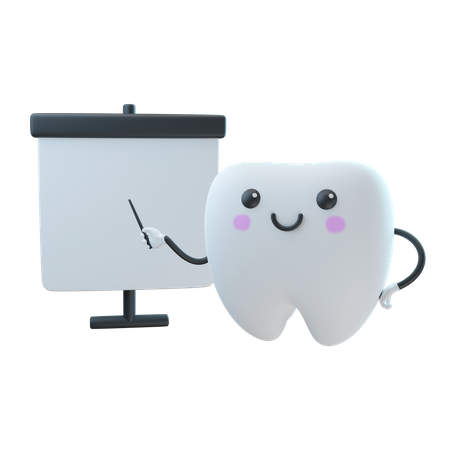 Dental Presentation 3D Illustration