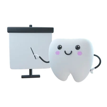 Dental Presentation 3D Illustration