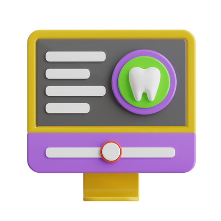 Dental Scan  3D Icon