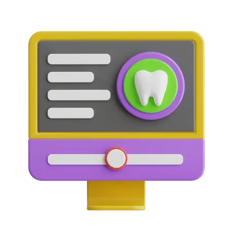 Dental Scan  3D Icon