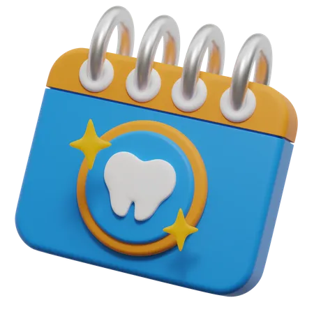 Dental Schedule From Dentist 3 D Icon 3D Icon