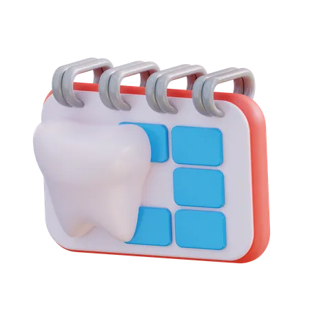 Dental Schedule  3D Icon