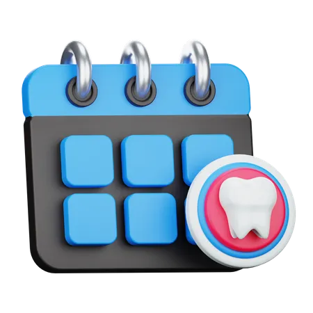 Dental Schedule  3D Icon