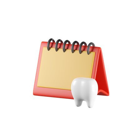 Dental Schedule  3D Icon