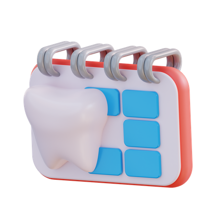 Dental Schedule  3D Icon