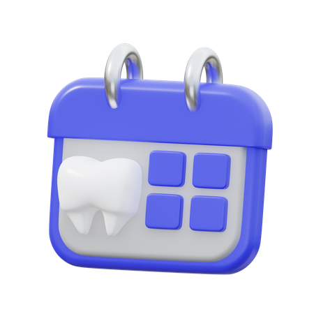 Dental Schedule  3D Icon