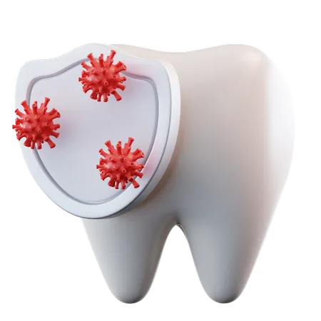 Dental Shield  3D Icon