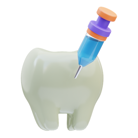 Dental Syringe  3D Icon