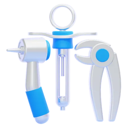 Dental Tools  3D Icon