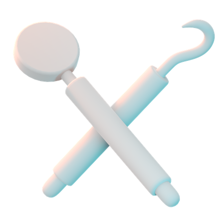 Dental Tools  3D Icon