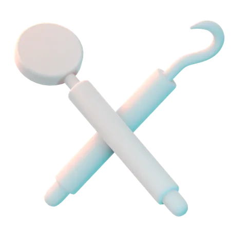 Dental Tools  3D Icon