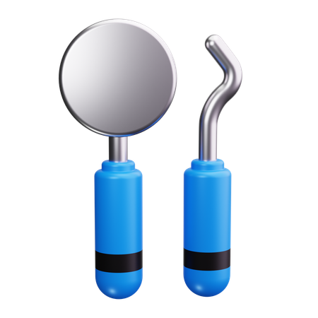Dental Tools  3D Icon