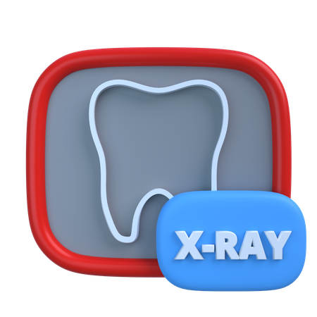 Dental X ray  3D Icon