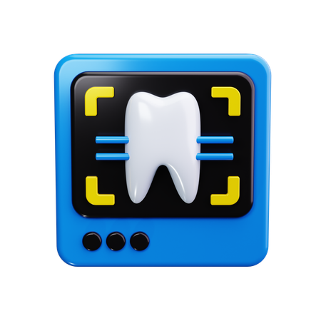 Dental X Ray  3D Icon