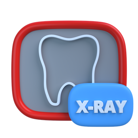 Dental X ray  3D Icon