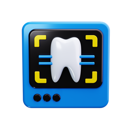 Dental X Ray  3D Icon