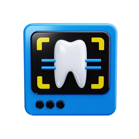 Dental X Ray  3D Icon