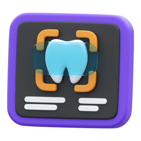 Dental X Ray  3D Icon