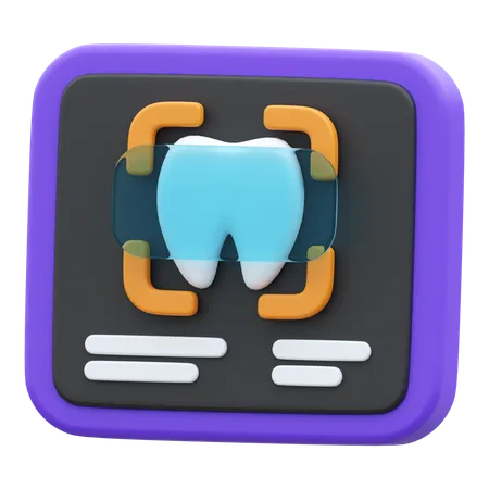 Dental X Ray  3D Icon