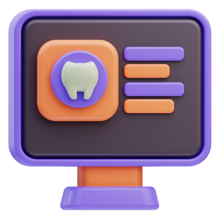 Dental X Ray  3D Icon