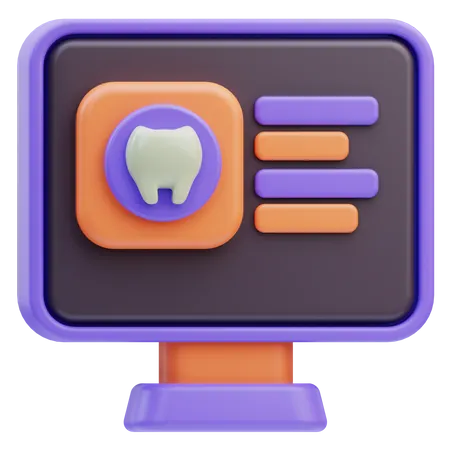 Dental X Ray  3D Icon