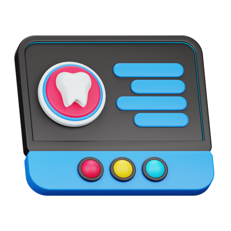 Dental X Ray  3D Icon