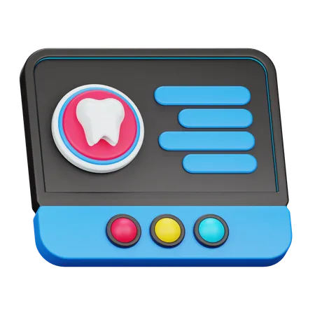 Dental X Ray  3D Icon