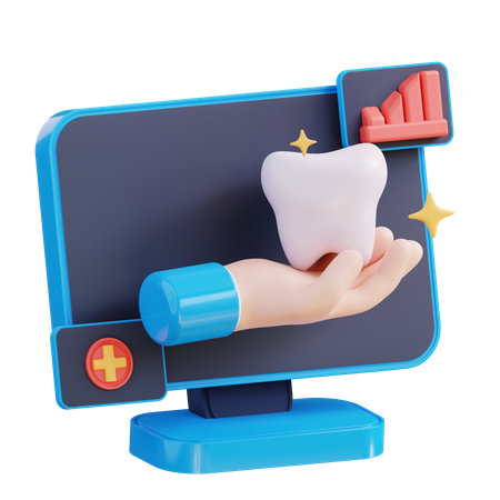 Dental X Ray  3D Icon