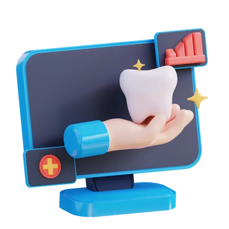 Dental X Ray  3D Icon