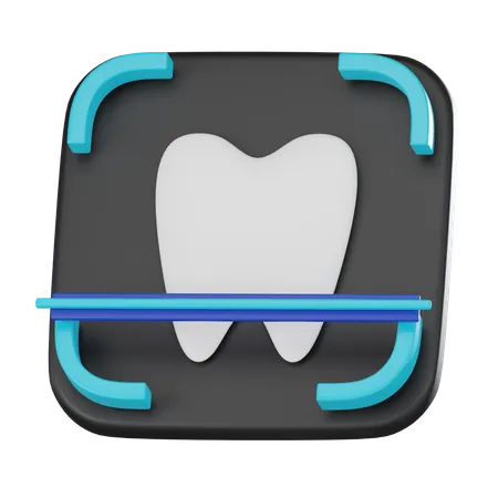 Dental X Ray  3D Icon