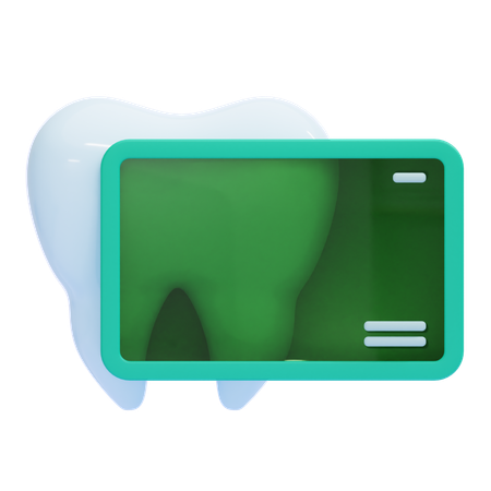 Dental X-Ray  3D Icon