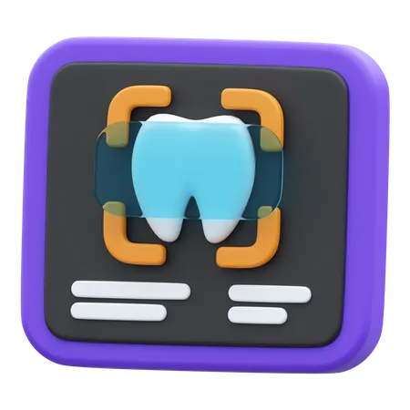 Dental X Ray  3D Icon