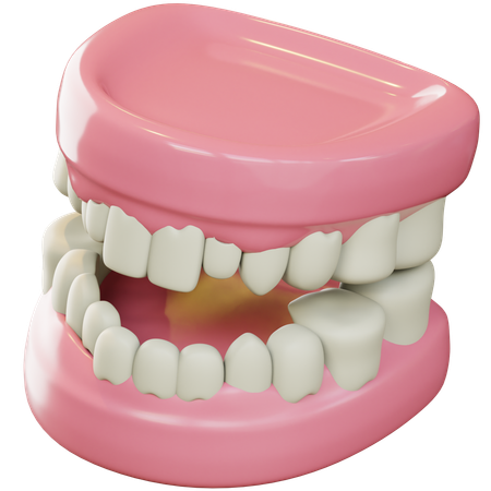 Dente  3D Icon