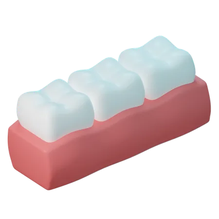 Dente  3D Icon