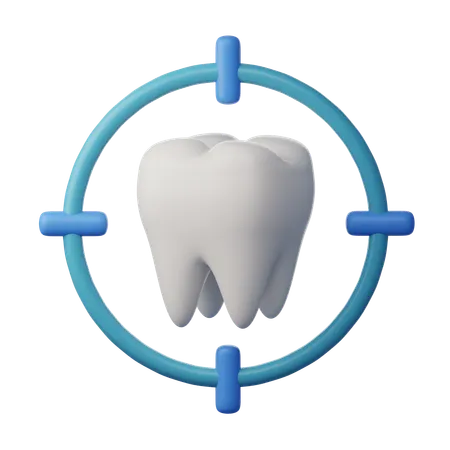 Alvo de dente  3D Icon