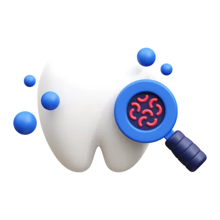 Bactérias dentárias  3D Icon