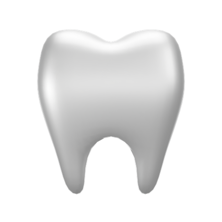 Dente de prata  3D Icon