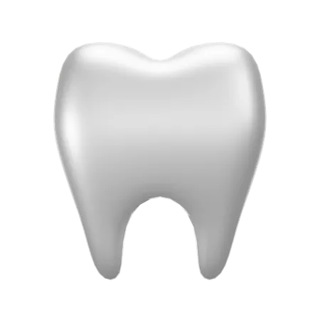 Dente de prata  3D Icon