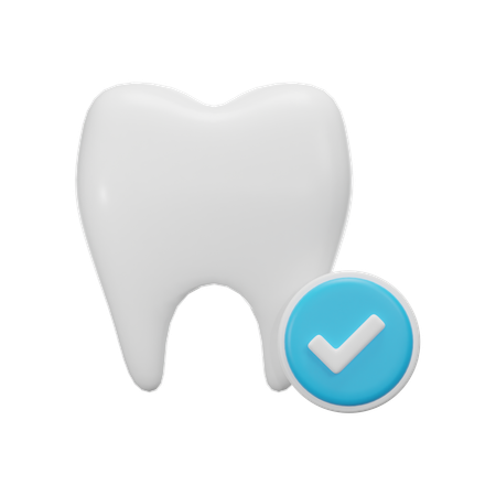 Verifique o dente  3D Icon