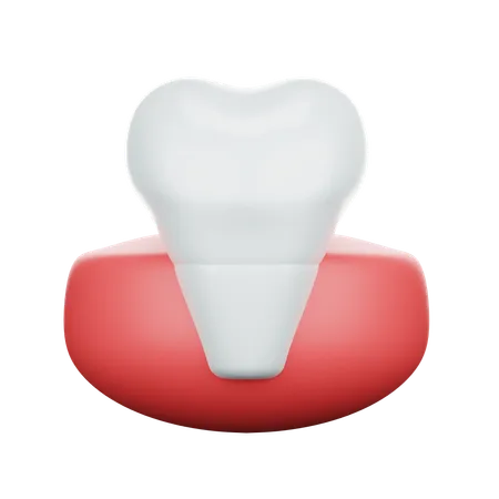 Dente incisivo  3D Icon