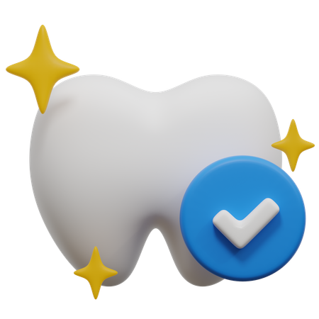 Dente saudável  3D Icon