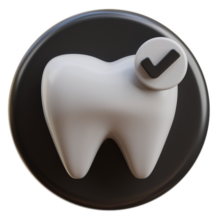 Dente saudável  3D Icon