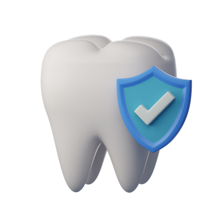 Dente saudável  3D Icon