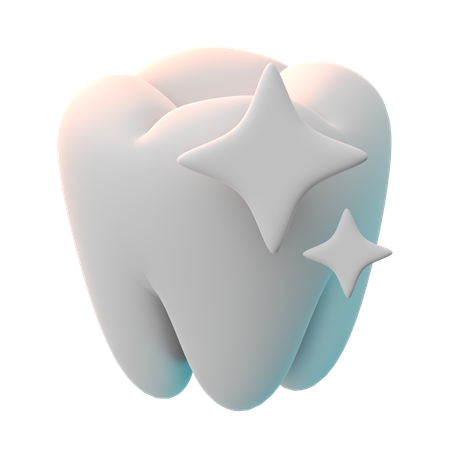 Dente saudável  3D Icon