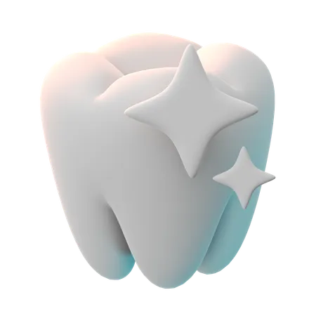 Dente saudável  3D Icon