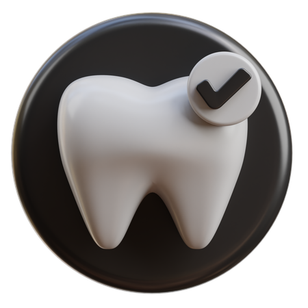 Dente saudável  3D Icon