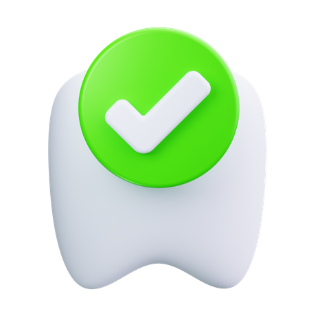 Dente saudável  3D Icon