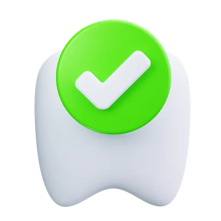 Dente saudável  3D Icon